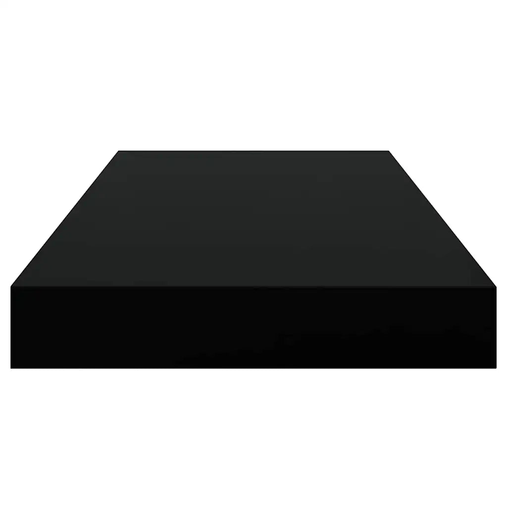 Scaffali a Parete 2 pz Neri 50x23x3,8 cm in MDF 323830
