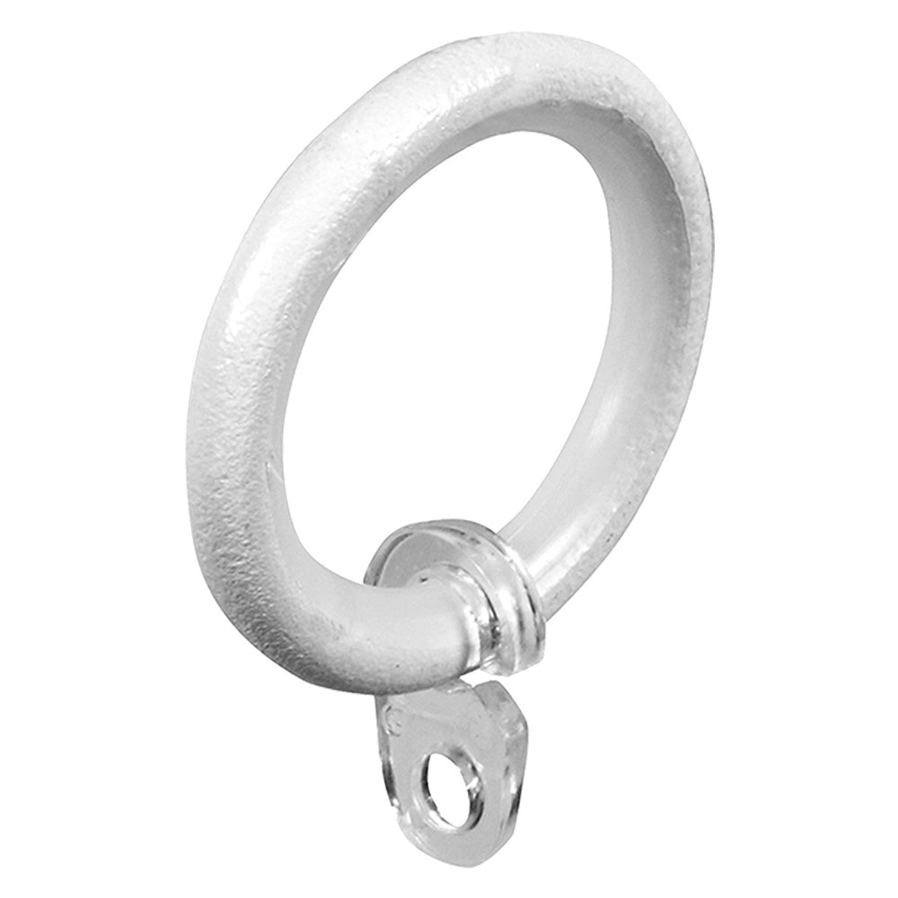 ANELLO PER SCORRITENDA col. bianco - Ø 20 mm  cf. 8 pz  - ERREBI