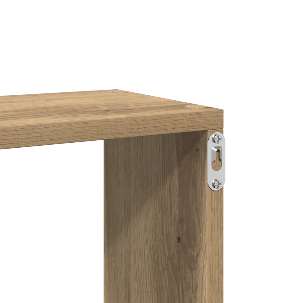 Mensola a Parete Rovere Artigianale 167,5x18x68 cm Truciolato 853325
