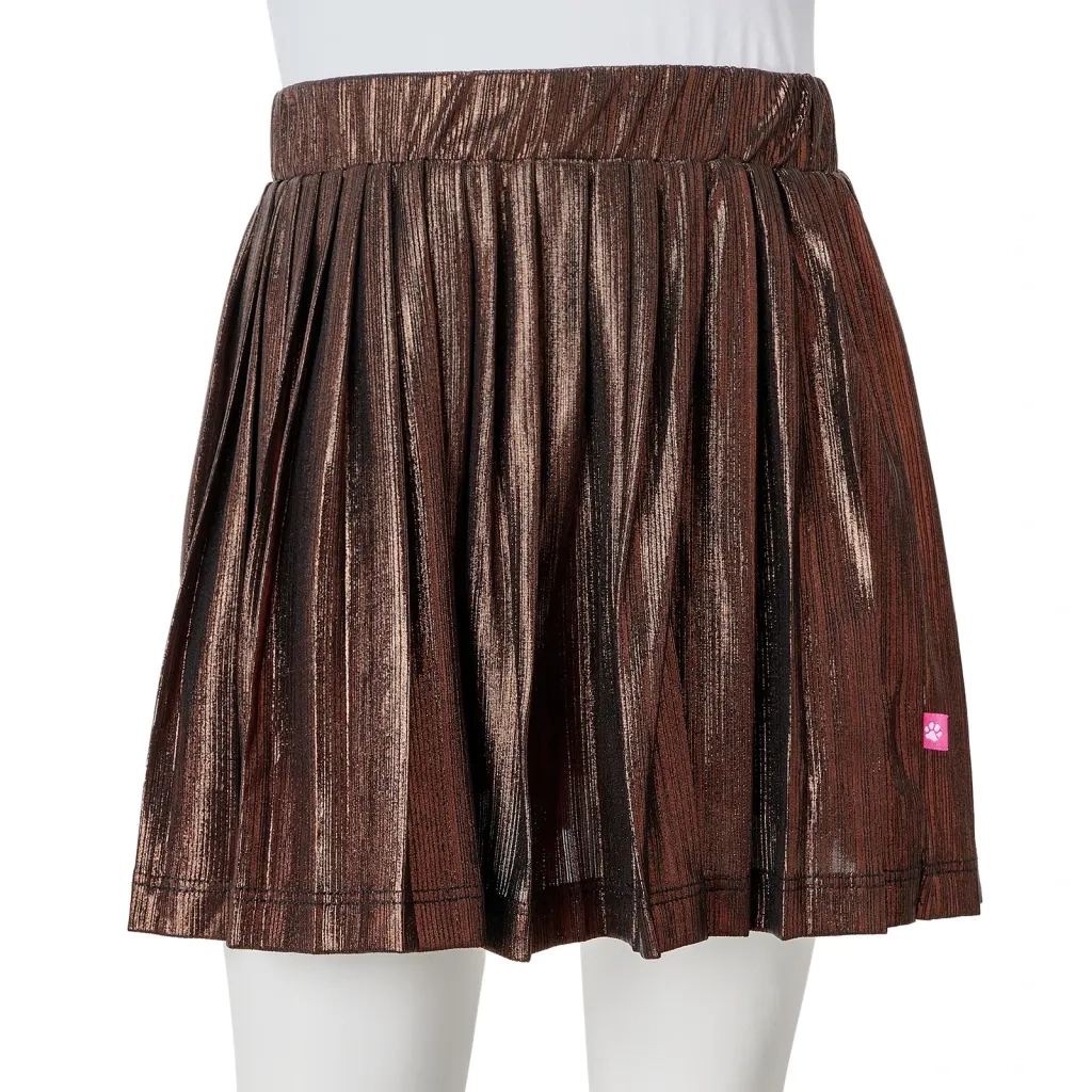 Gonna da Bambina con Brillantini Cognac 128 CFW1203285