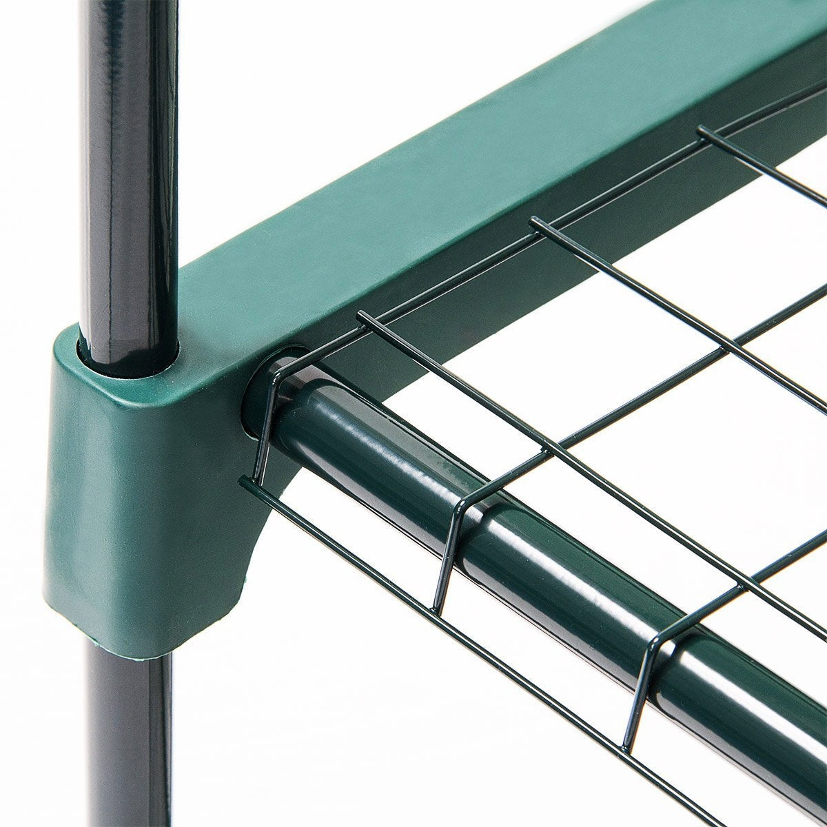 Serra da giardino in metallo 70 x 160 x 50 cm pianta da giardinaggio in plastica 1613004