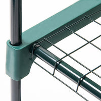 Serra da giardino in metallo 70 x 160 x 50 cm pianta da giardinaggio in plastica 1613004