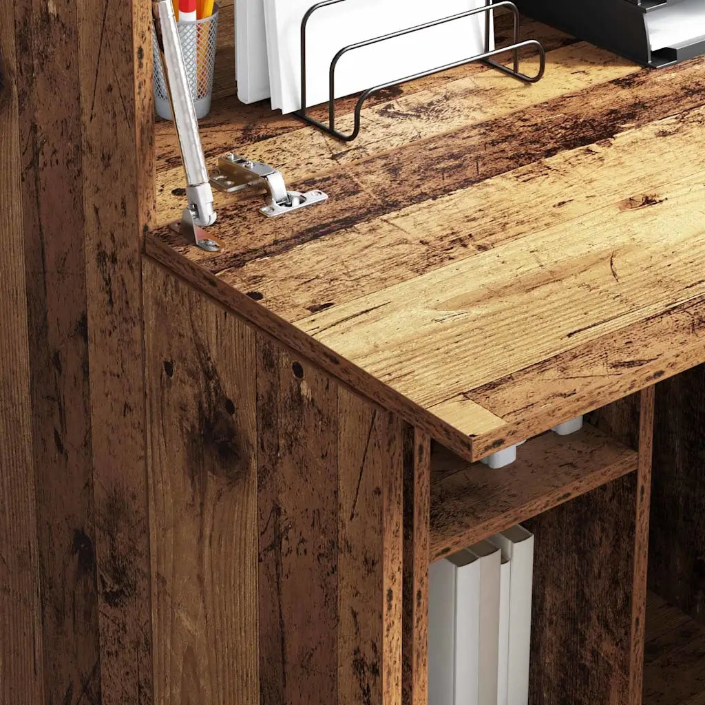 Scrivania con lo scaffale Legno vecchio 71,5 x 31,5 x 106,5 cm 869488