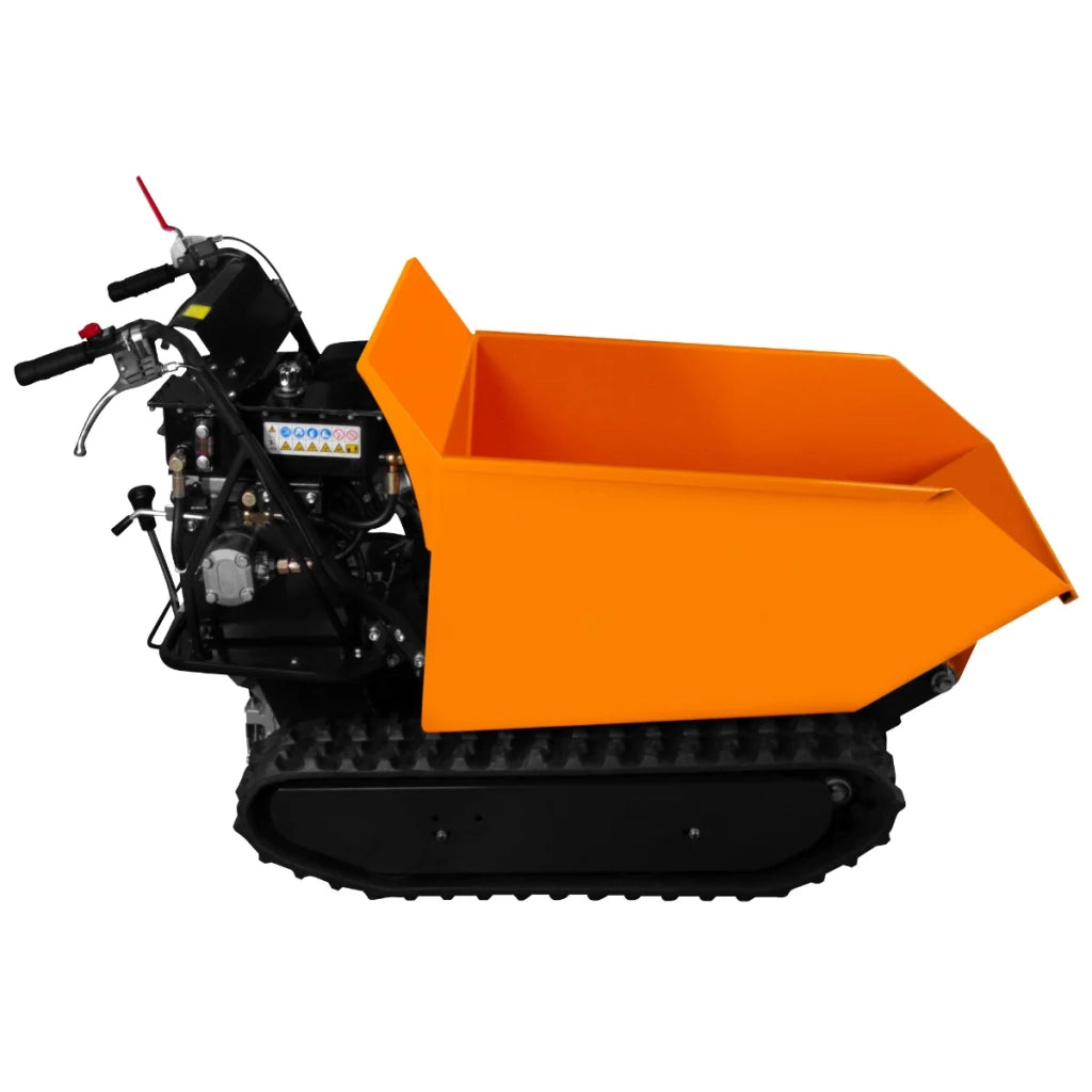 Dumper Cingolato con cassone ribaltabile idraulico 500 kg di carico utile 270cc 9CV