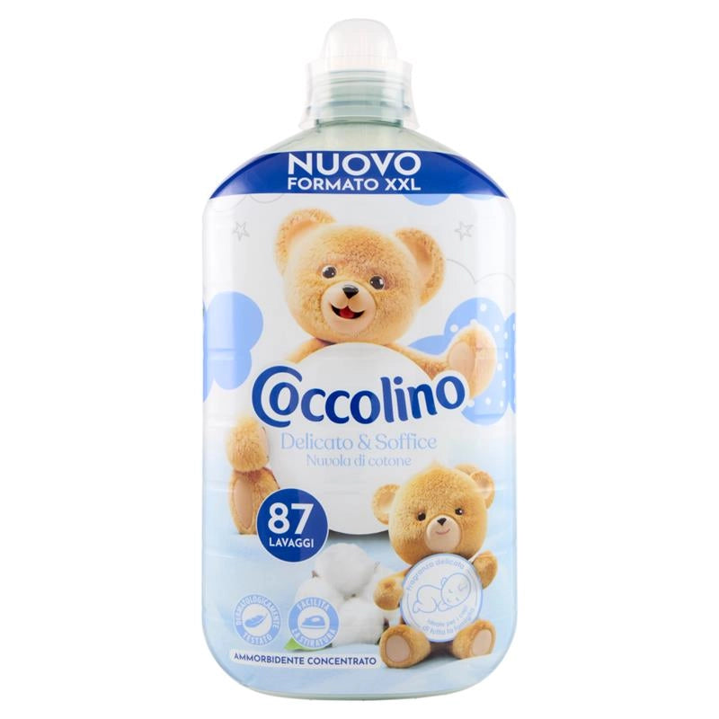COCCOLINO AMMORBIDENTE CONCENTRATO 87 LAVAGGI DELICATO E SOFFICE NUVOLE DI COTONE 1827ML