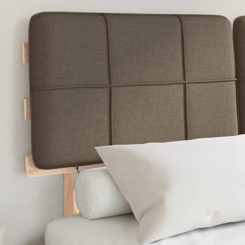 Letto con Testiera Rivestita Talpa 120 x 190 cm Pino massello 877437