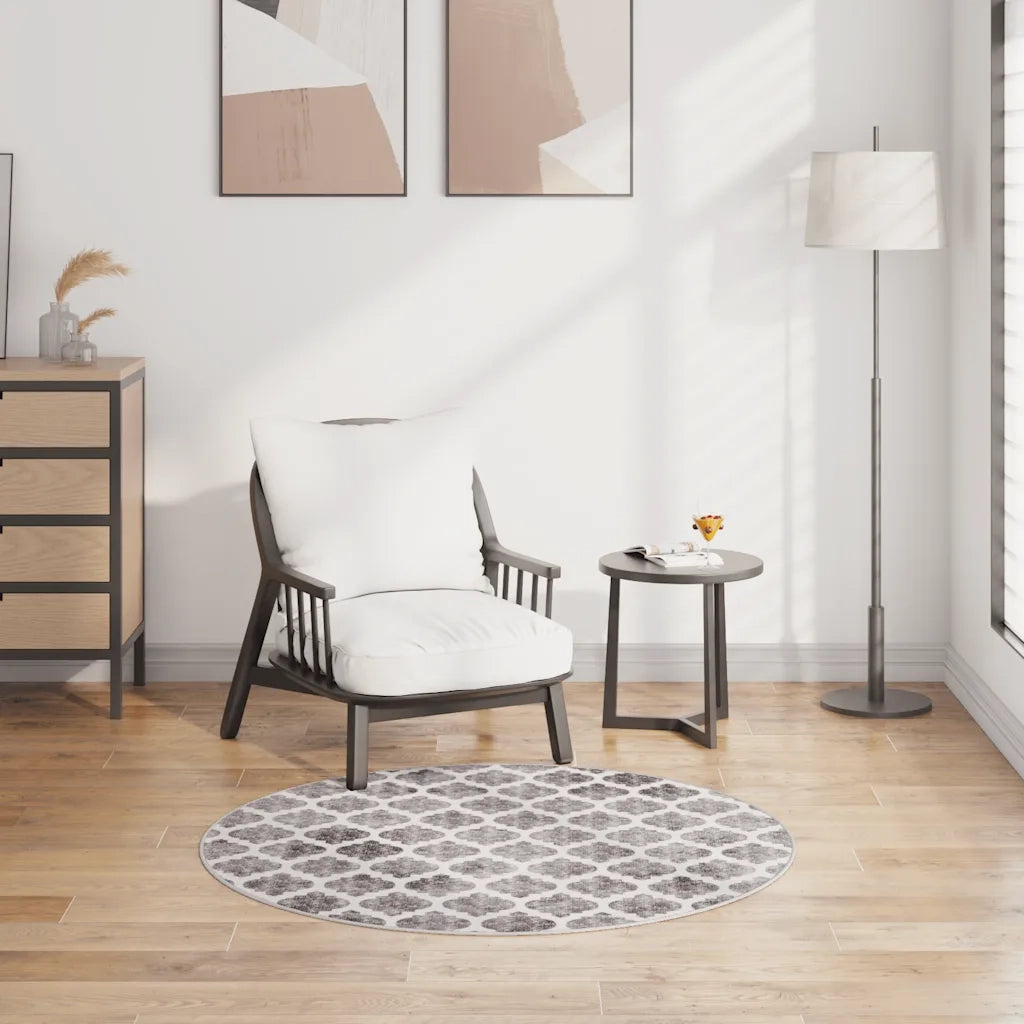 Tappeto Lavabile φ120 cm Multicolore 337981