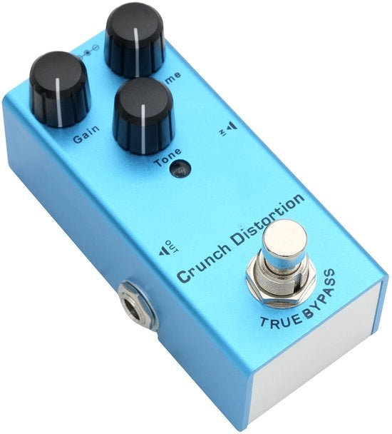 Pedale per Chitarra Elettrica Vintage con Effetto Distorsione Crunch - Ideale per Amanti della Musica, Chitarristi Professionisti e Componenti di Gruppi - Accessorio con Effetti Audio di Alta Qualità