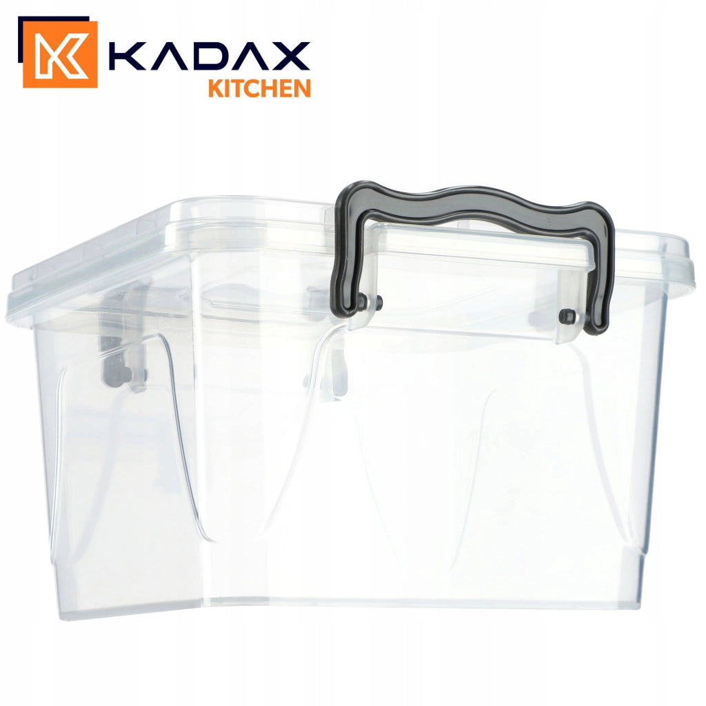 Contenitore per alimenti KADAX da 2,4 litri con coperchio per il pranzo