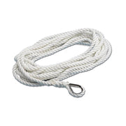 Cima ormeggio bianco impiombata redance inox 20 mm 12 metri nautica