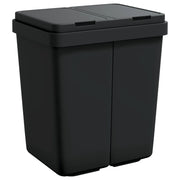 Cestino Doppio Antracite 2x25 L CFW2429643