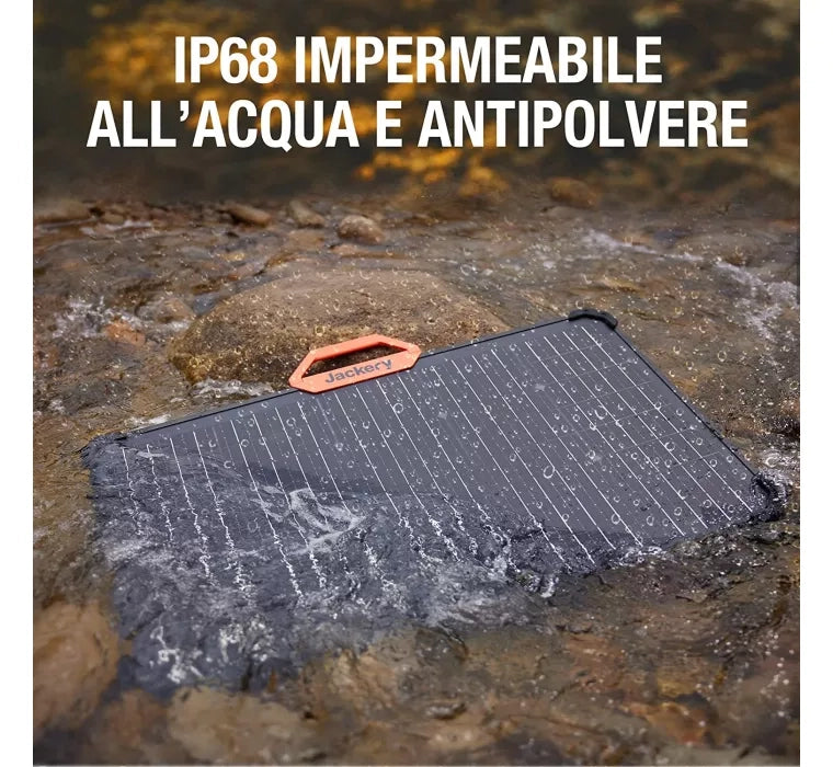 Jackery SolarSaga 80. pannello solare. IP68 impermeabile. compatibile con tutte le centrali elettriche Jackery