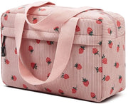 Borsa da Toletta in Corduroy Grande per Donne Borsa da Toletta per Donne da Viaggio Borsa Cosmetici per Donne Borsa da Toletta Grande per Ragazze da Viaggio