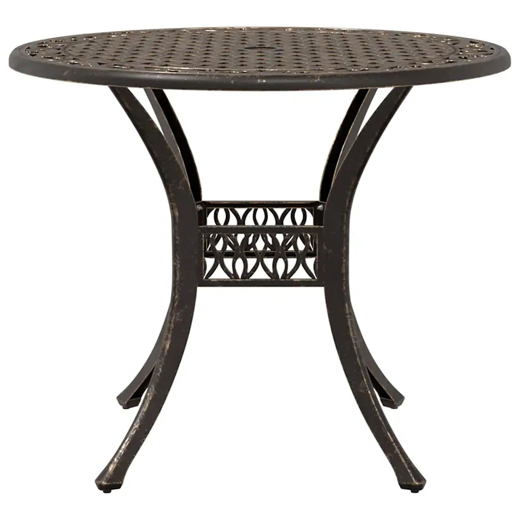 Set da Pranzo per Giardino 5 pcs Bronzo Alluminio 3334692