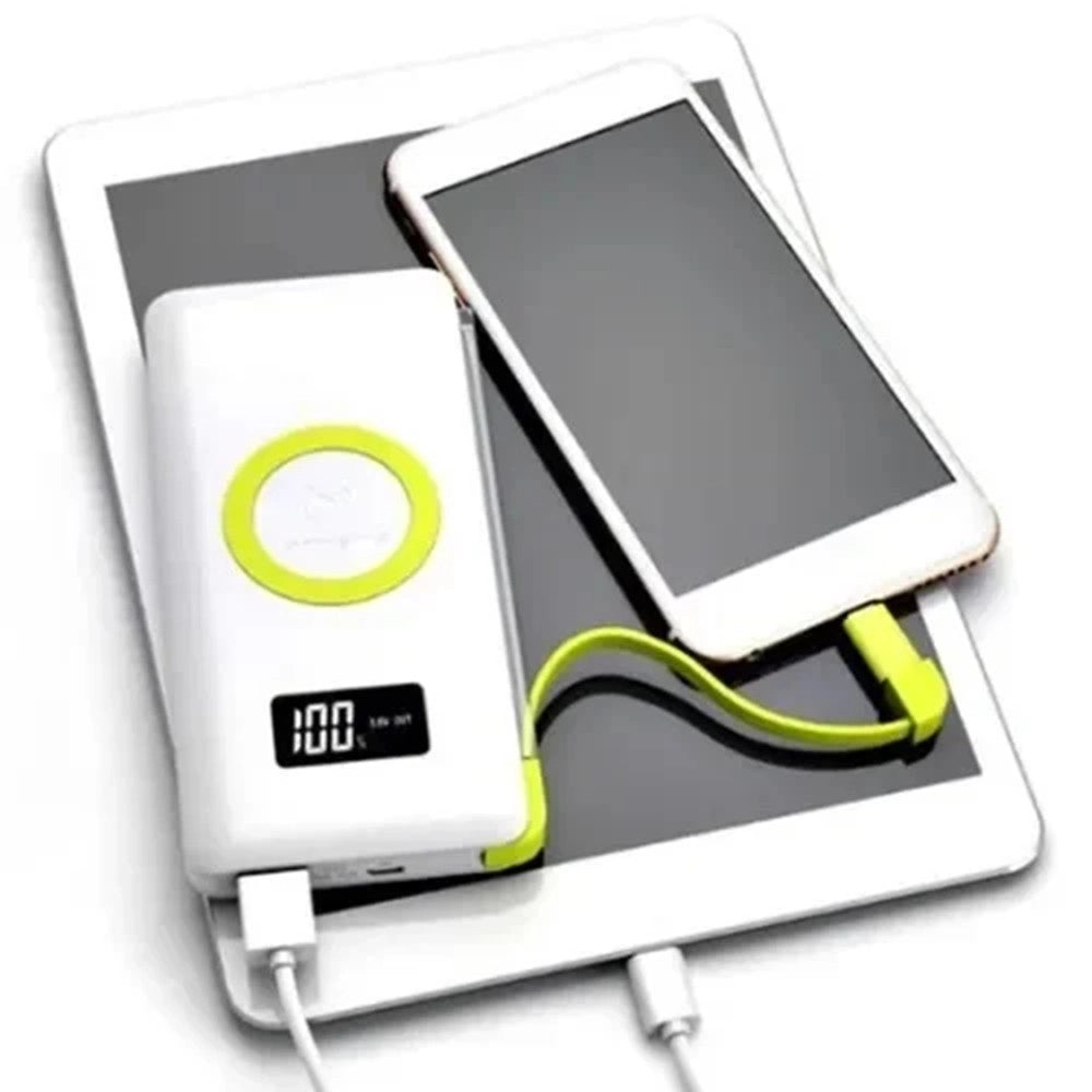 Trade Shop - Power Bank 10000mah Con Porta Usb-c Ricarica Rapida 3.0 Display Digitale Led Q-cd0815 -