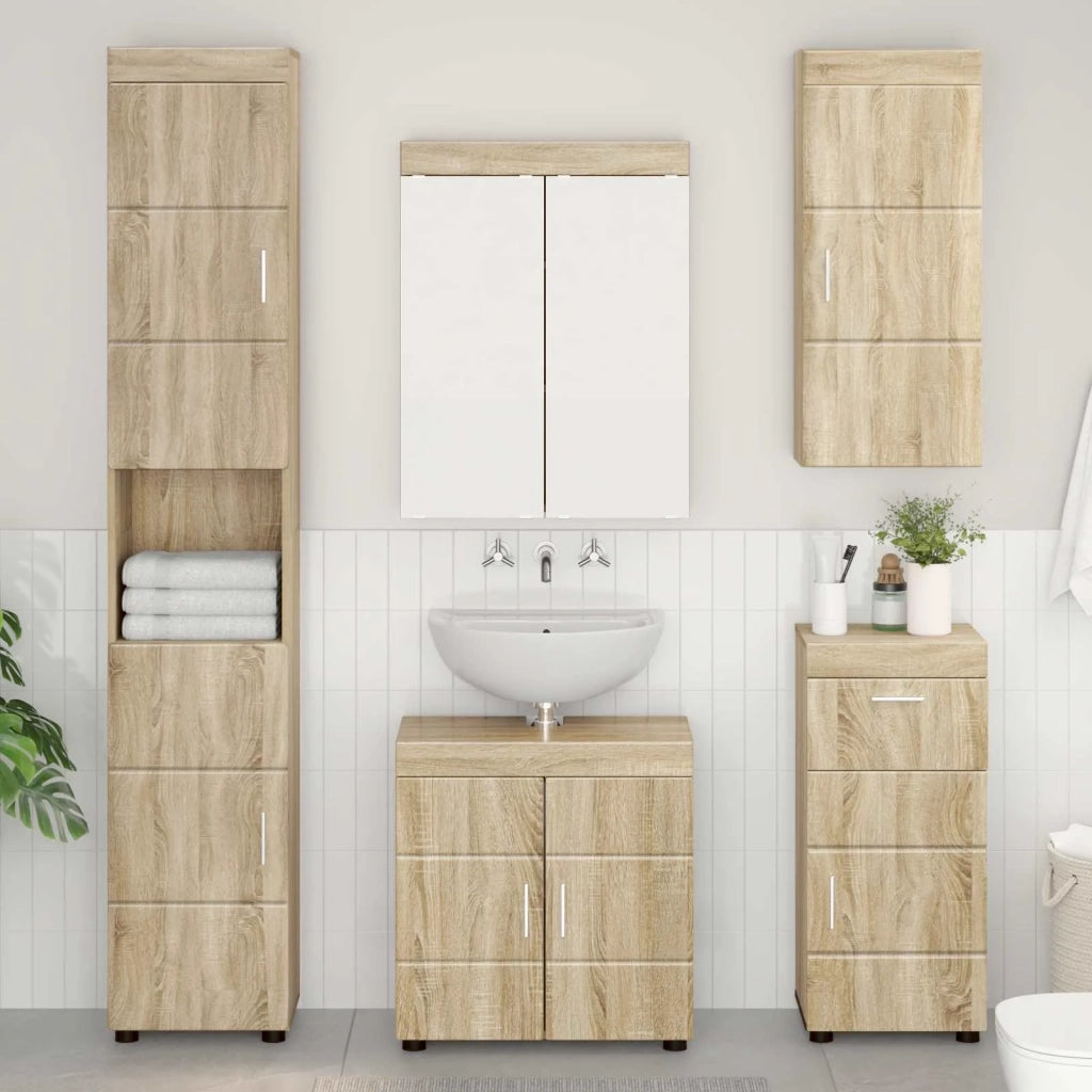 Armadio da bagno a muro TULUM Rovere Sonoma 37 x 24,5 x 86 cm 880333