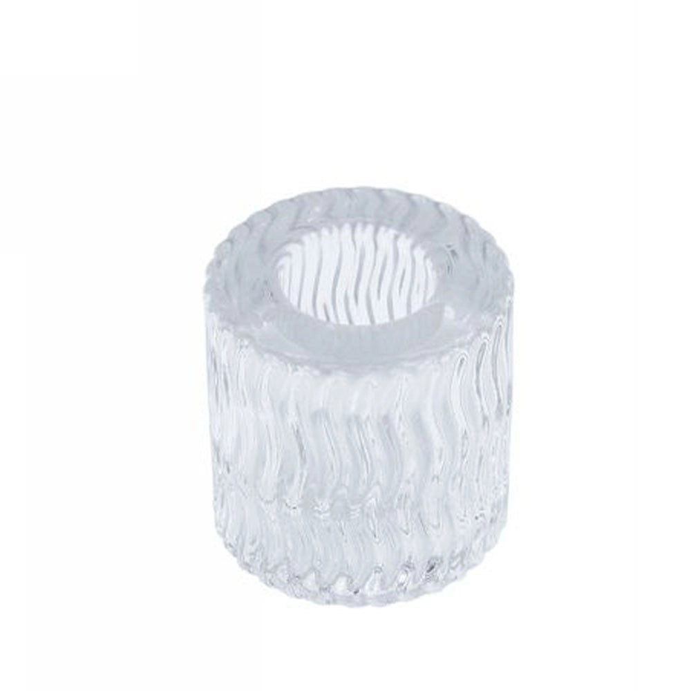 Trade Shop - 2 Porta Candela Lanterna Rotondo Bomboniera Matrimonio Decorazione Tea Light 5x5 -