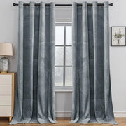 Set di tende da 2 pezzi - Termicamente opacizzante - Tenda da letto in velluto - Isolante acustico - Opaque - 140 x 180 cm - Tenda da notte opacizzante
