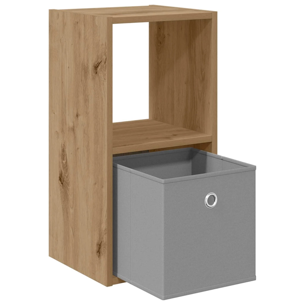 Comodino con cassetto Rovere artigianale 30,5 x 27 x 59,5 cm