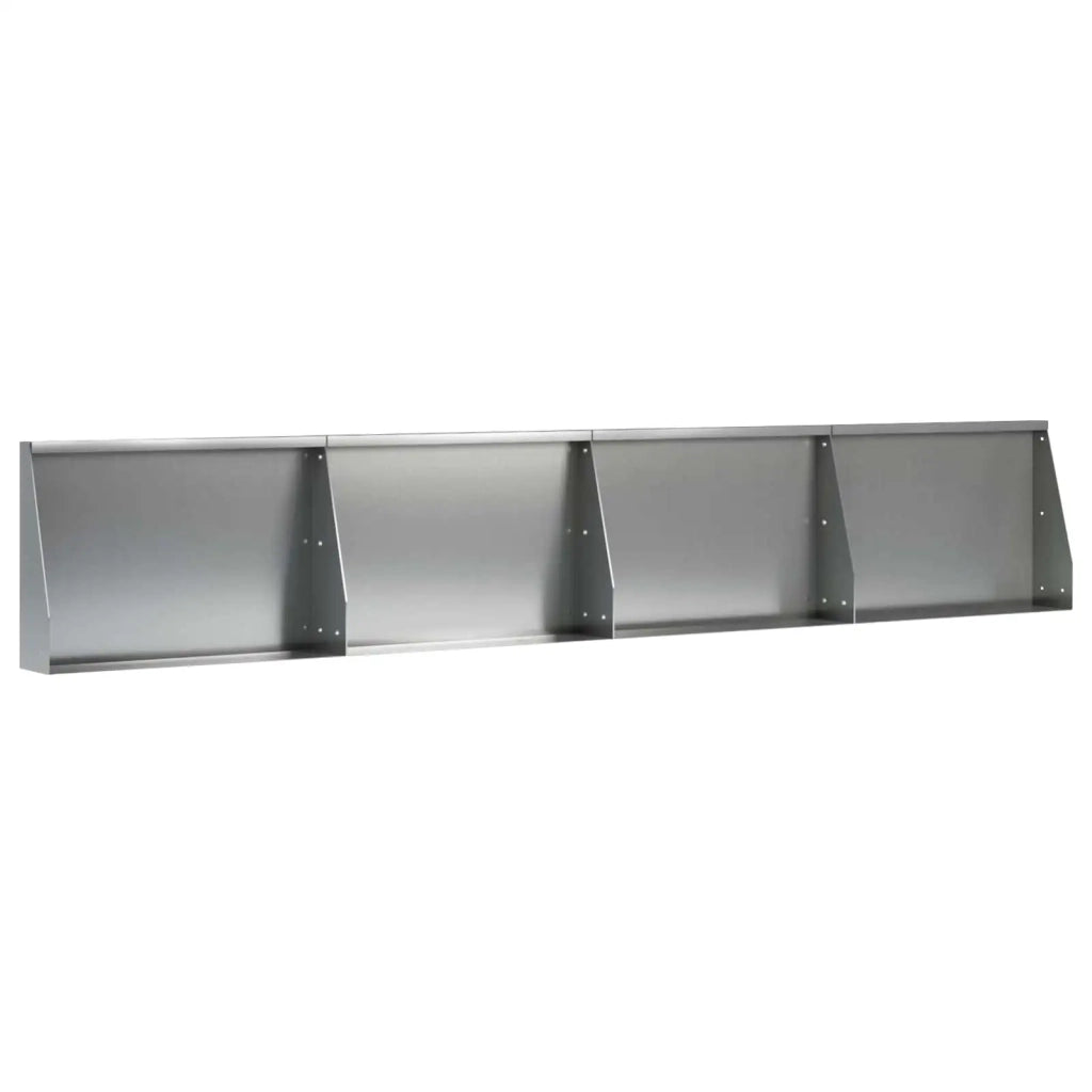 Muro di contenimento 4 pz 60 x 12 x 40 cm Acciaio zincato 3449084