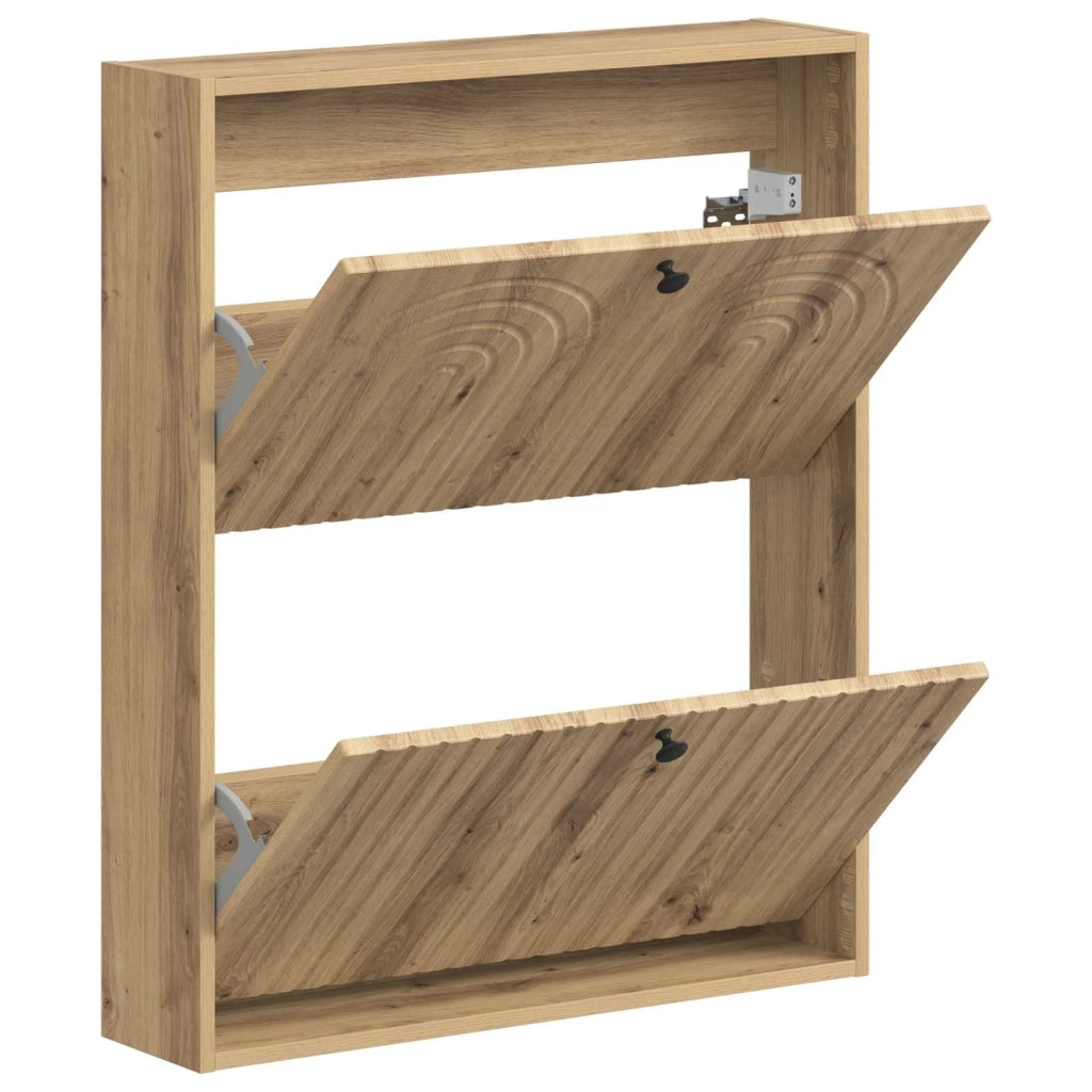Mobiletto per Scarpe da Muro ALKMAAR 71 x 17 x 86 cm 896204