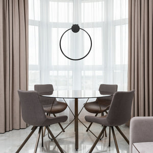 Lampada Da Soffitto Led App1398-cp Black 50cm