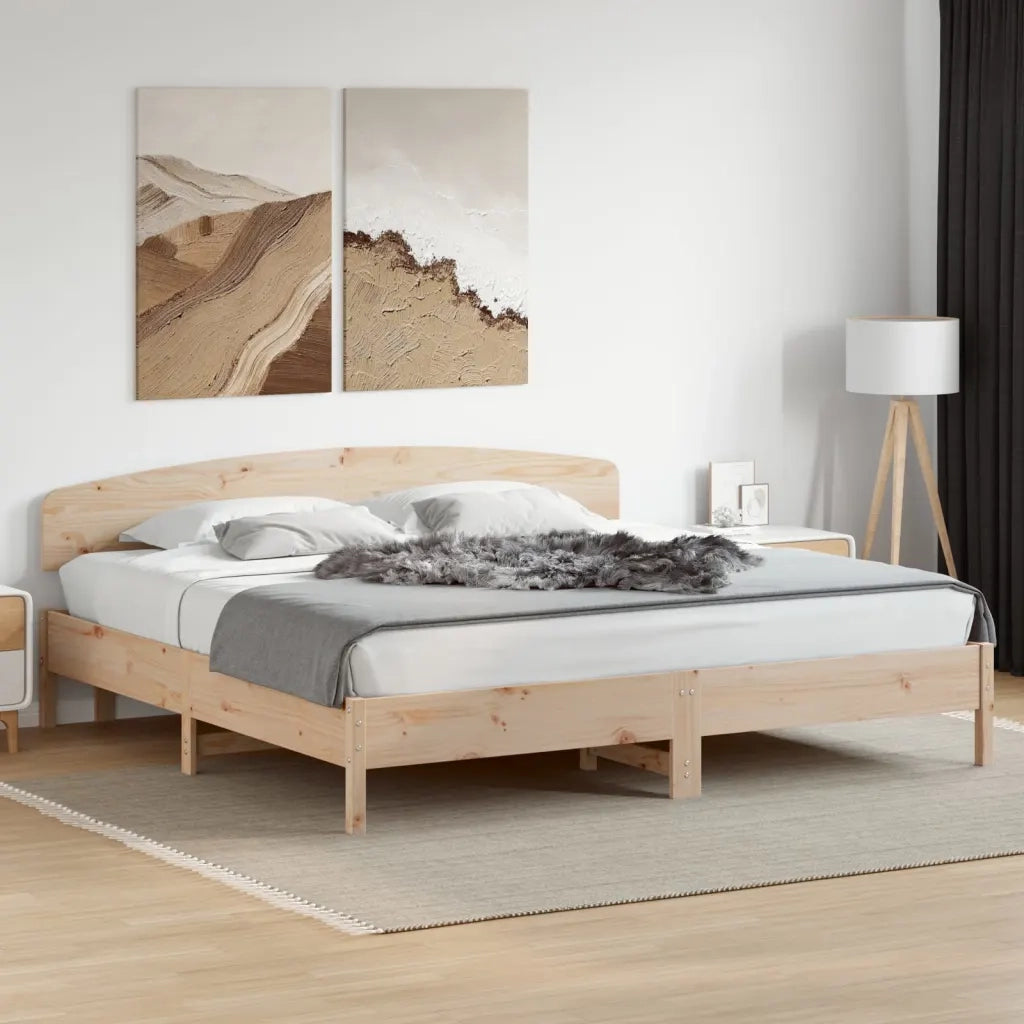 Testiera | Testata 180 cm in Legno Massello di Pino