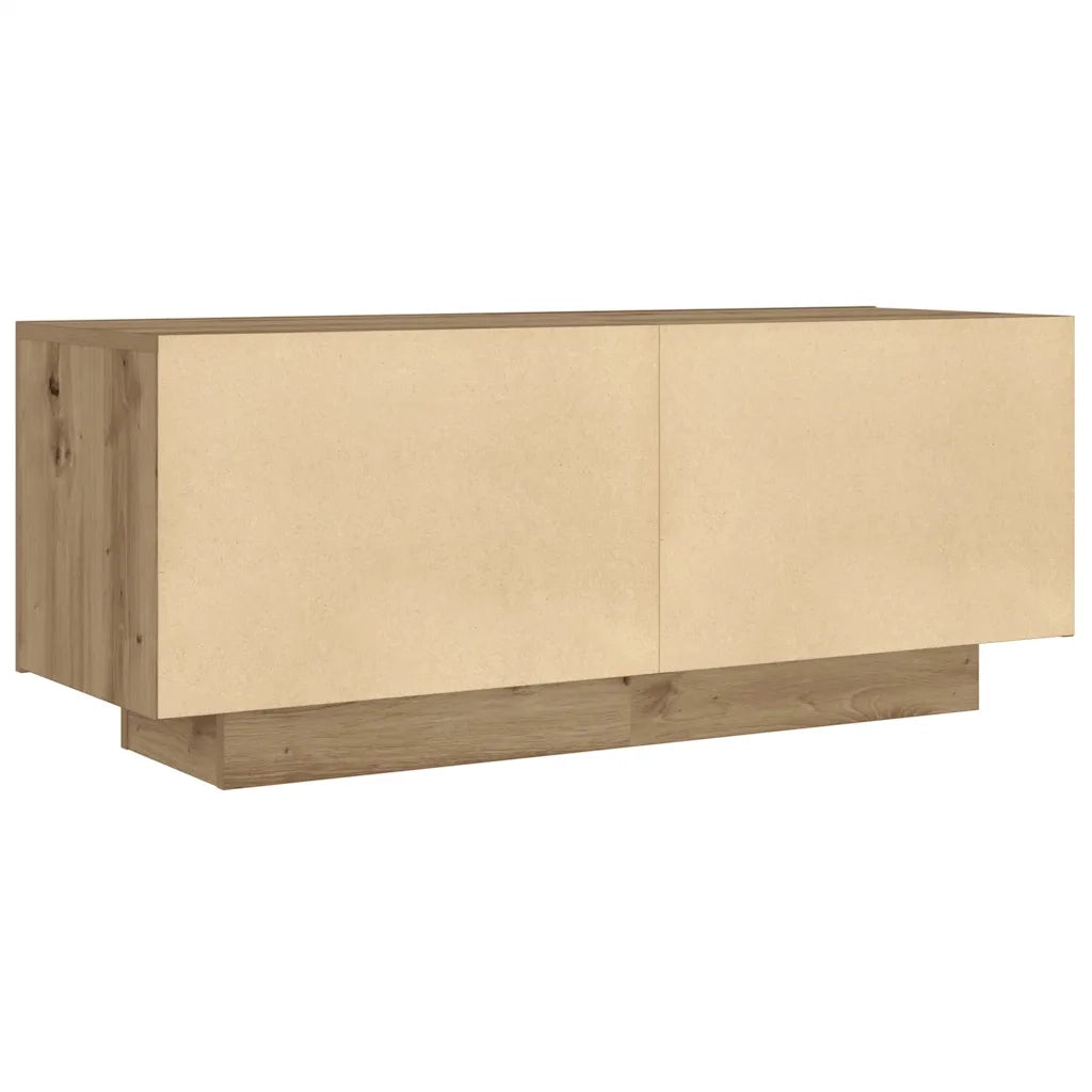 Comodino | Armadio da Notte | Mobiletto da notte Rovere Artigianale 100x35x40 cm in Legno Multistrato