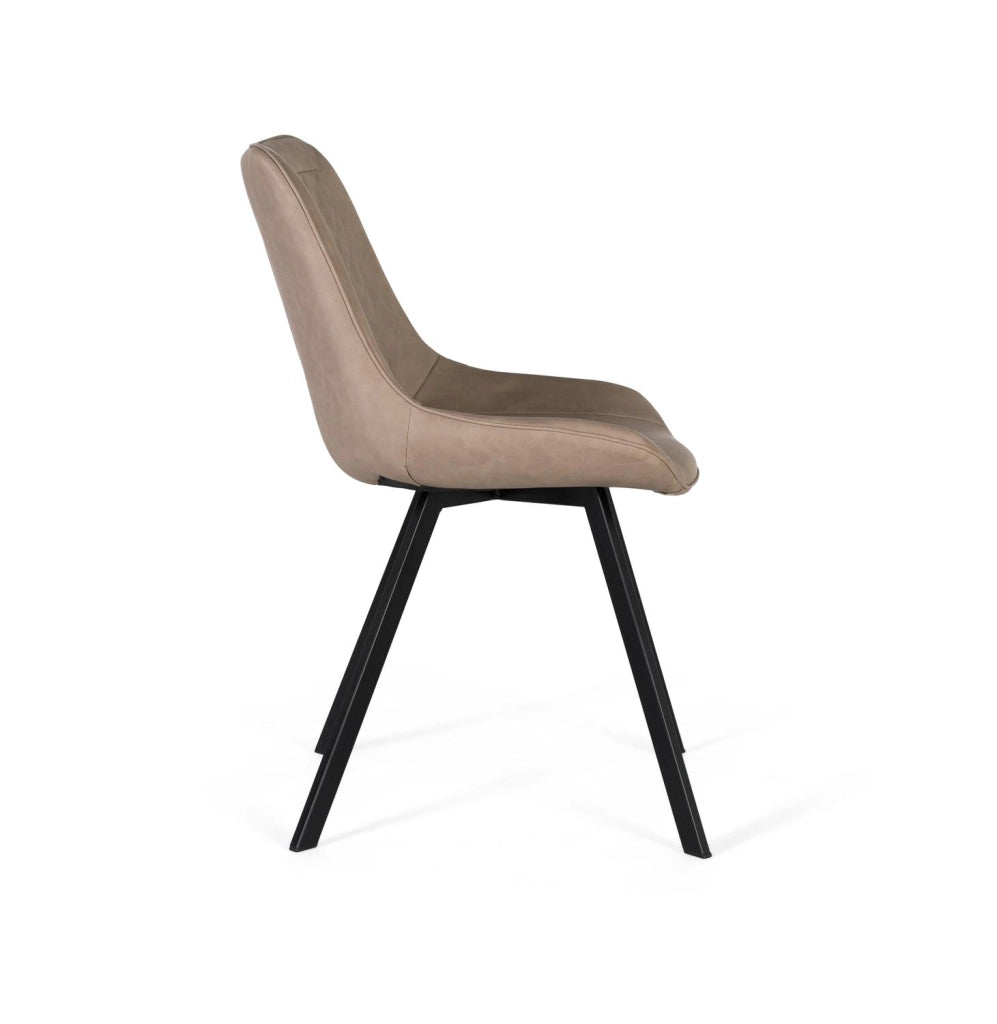 Set di due sedie in beige