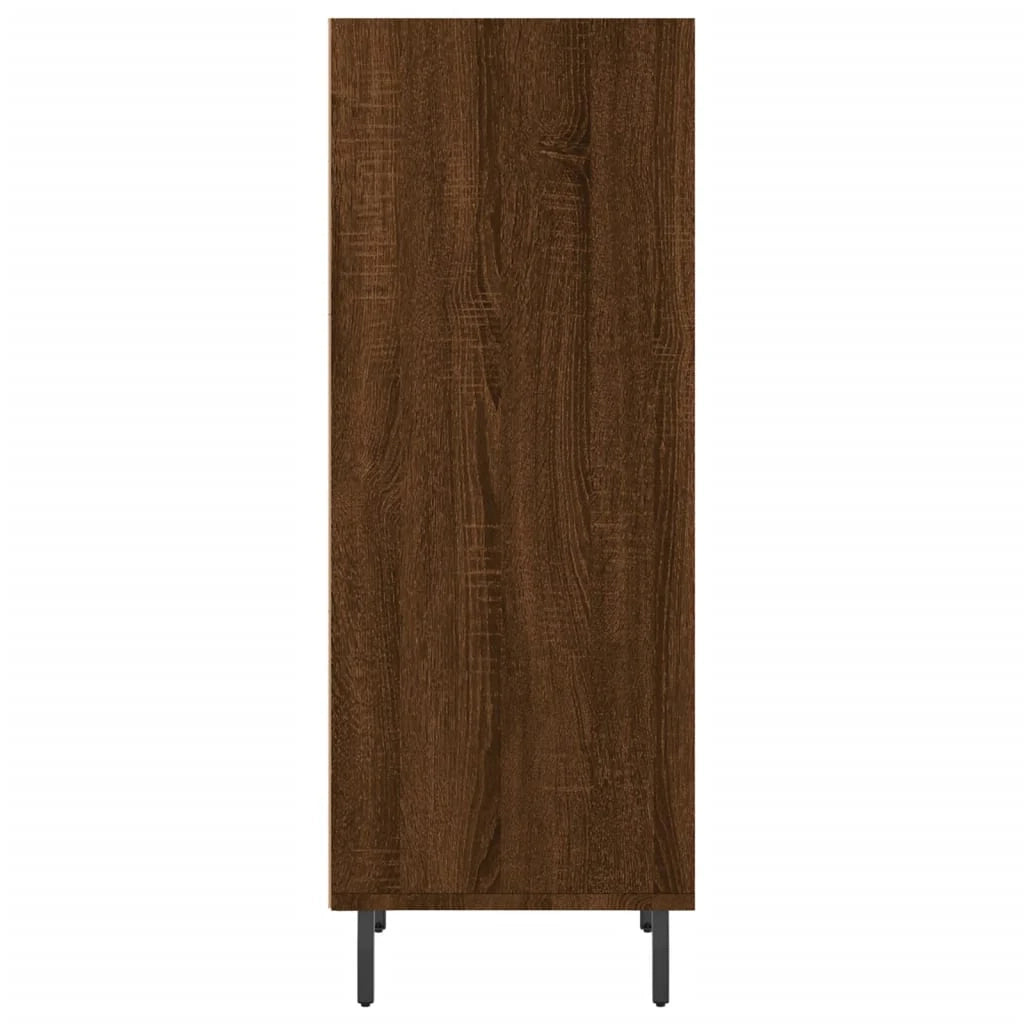 Buffet credenza cassettiera armadio mobile contenitore organizer per cucina soggiorno salotto 34,5 x 32,5 x 90 cm legno ingegnerizzato marrone 02_0031190