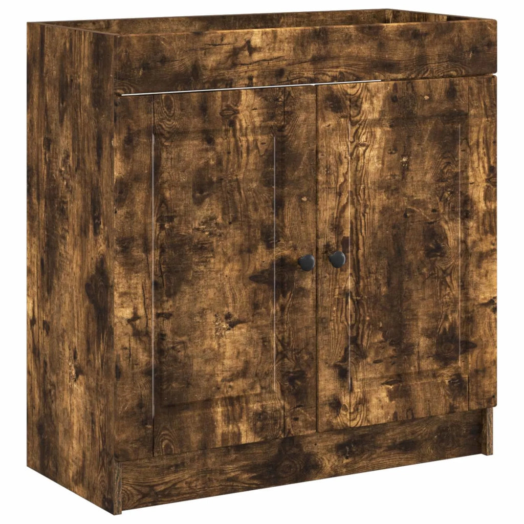 Mobiletto da bagno sotto il lavello Rovere Fumo 890069