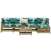 Set Divani da Giardino 6 pz in Legno Impregnato di Pino 3250963