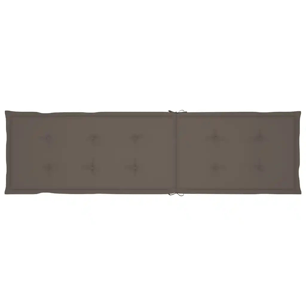 Sdraio da Esterni con Poggiapiedi e Cuscino Massello d'Acacia cod mxl 74048