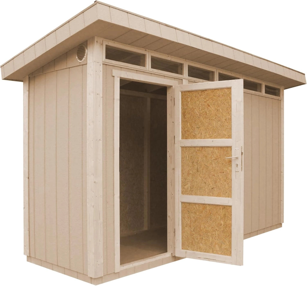 Casetta da Giardino di QUALIT? PREMIUM 4,3m?²-L161xW411cm - TIMBELA M902