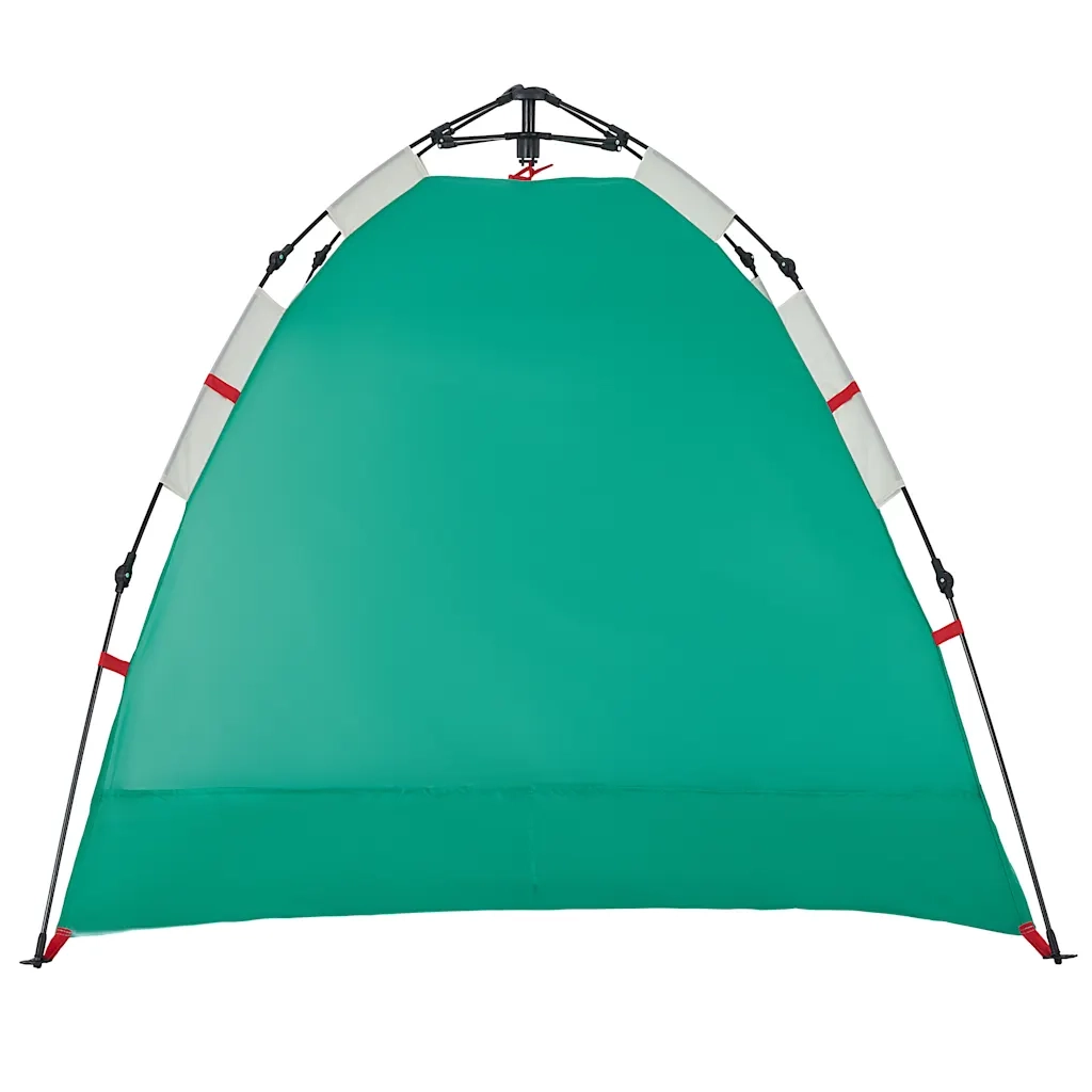 Tenda da Spiaggia 2 Persone-Tenda da campeggio Verde Rilascio Rapido Impermeabile 574790