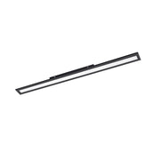 Plafoniera Moderna Salobrena-Z Alluminio Nero Luce Led Integrato 33,5W