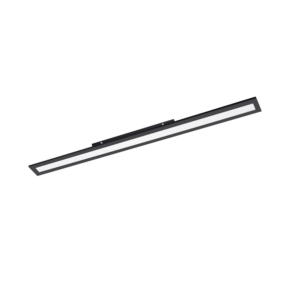 Plafoniera Moderna Salobrena-Z Alluminio Nero Luce Led Integrato 33,5W