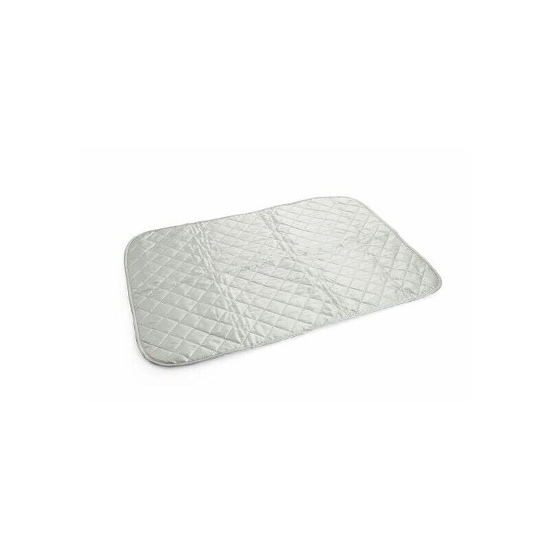 PANNO STIRO E COPRILAVATRICE IN TESSUTO CON MAGNETI 66 X 67 CM COLORE BIANCO