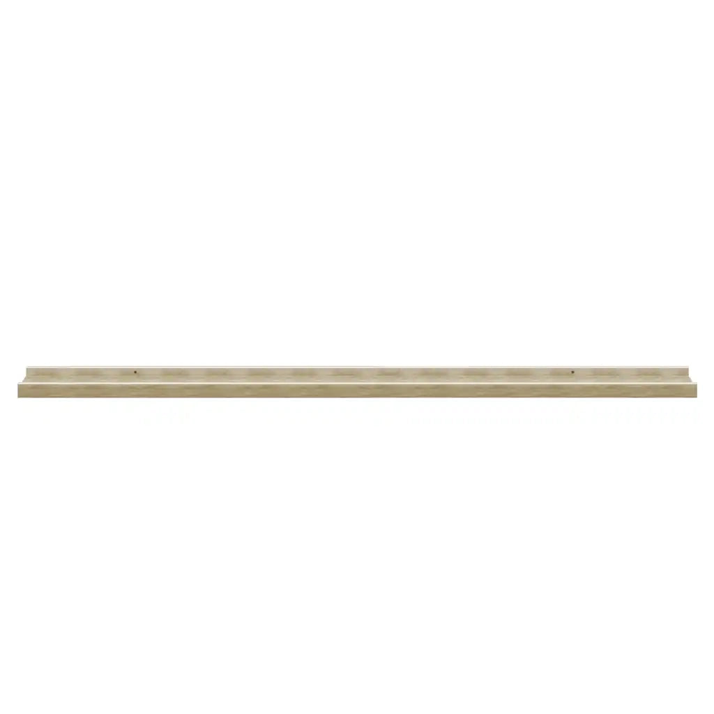 Mensole da Parete 2 pz Bianco e Rovere Sonoma 100x9x3 cm