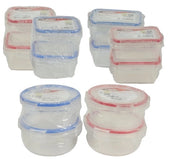 MAURY'S FRIGOBOX CONTENITORI SALVAFRESCHEZZA PER ALIMENTI CON CLIP SET 2 X 200ML