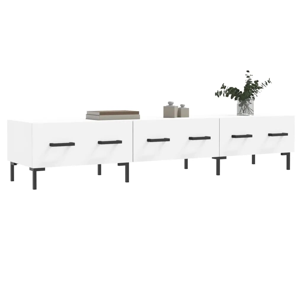 Mobile Porta TV-Mobile per TV-Credenza TV Bianco 150x36x30 cm in Legno Multistrato 940521