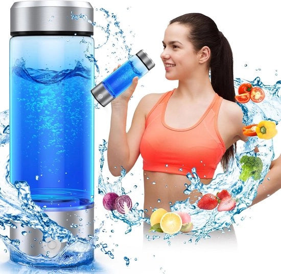 Macchina per generazione di acqua idrogenata portatile - 420 ml - generazione di acqua idrogenata in 3 minuti - purificatore di acqua per uso domestico quotidiano