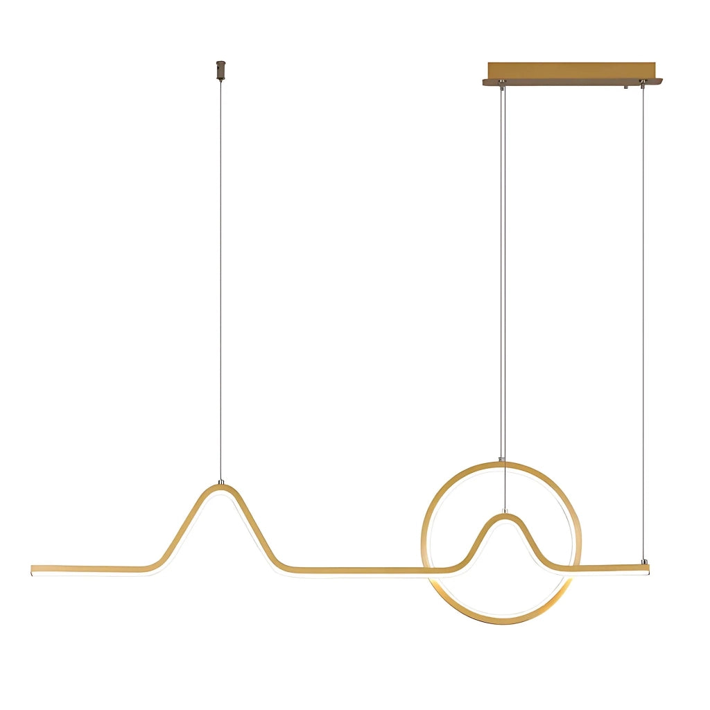 Lampada Led Lhj022-cp 120 Cm Gold