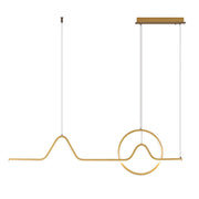 Lampada Led Lhj022-cp 120 Cm Gold