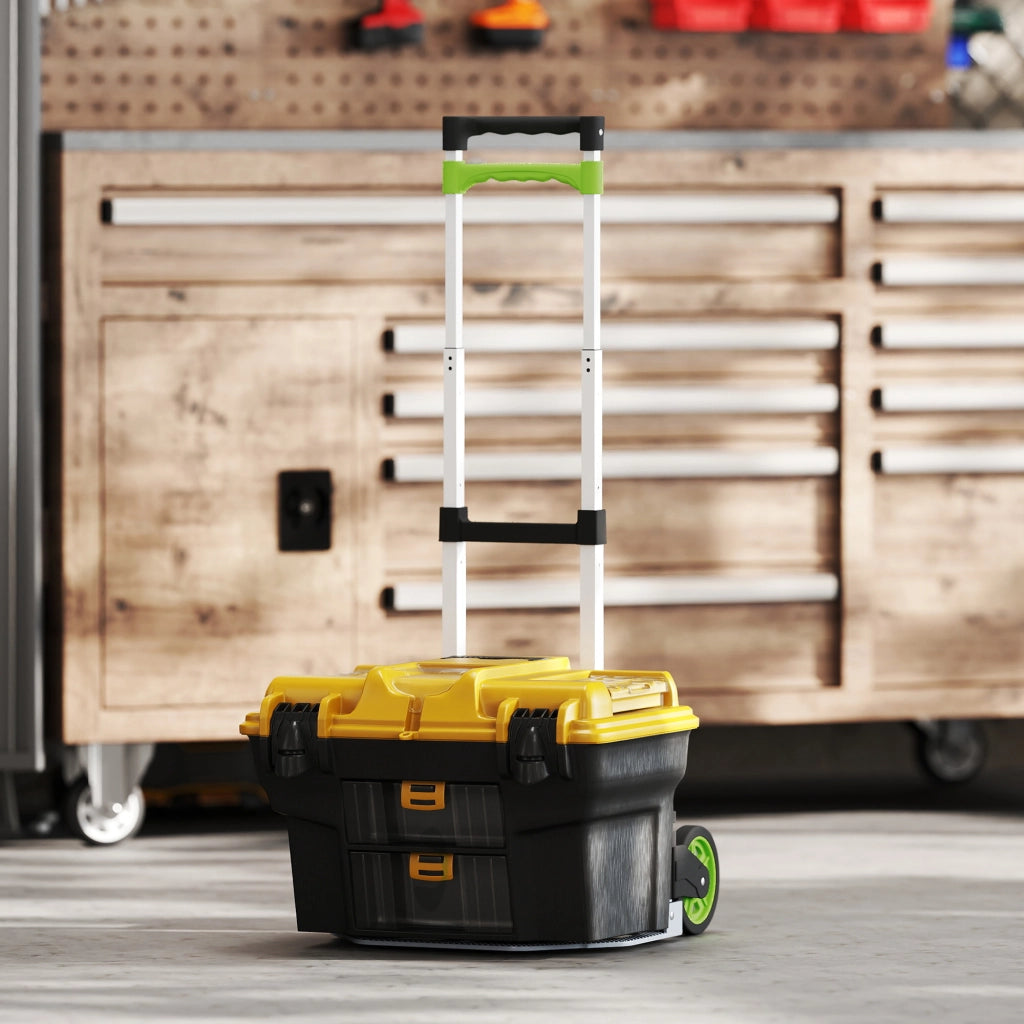 Carrello Pieghevole in Alluminio ¨C Zephmum ¨C Verde 38.5x41x100cm
