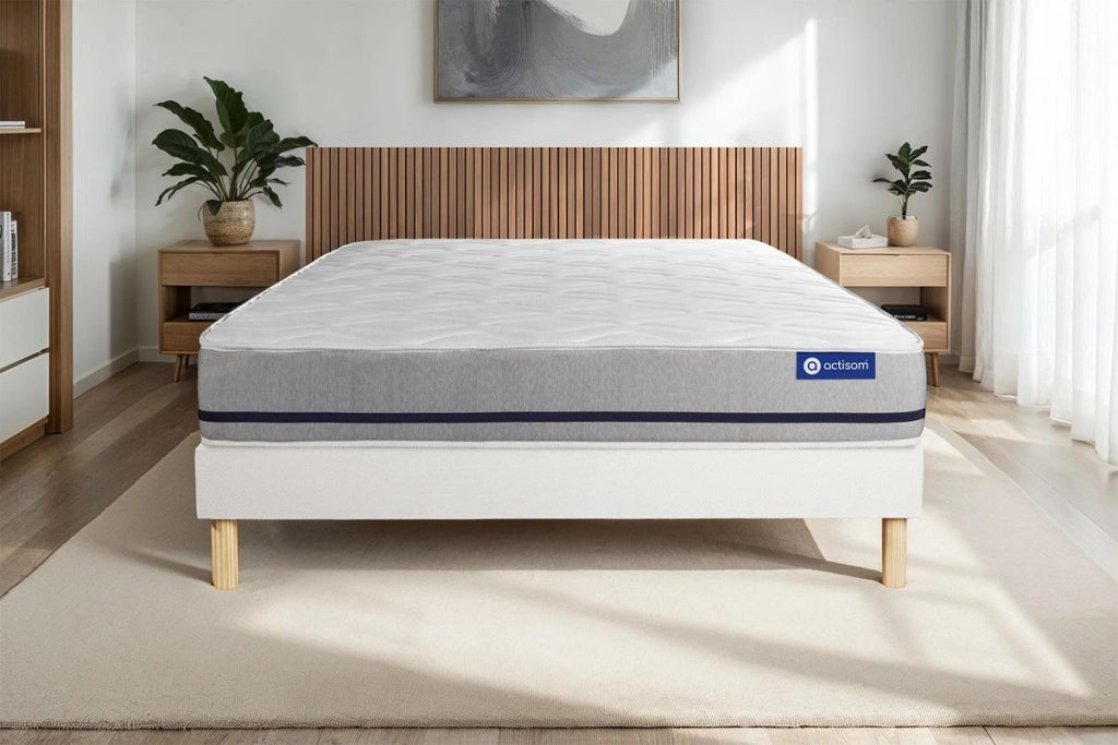 Kit rete e materasso matrimoniale Actimemo soft 160x195cm - Spessore : 20cm- memory foam - Moderatamente rigido