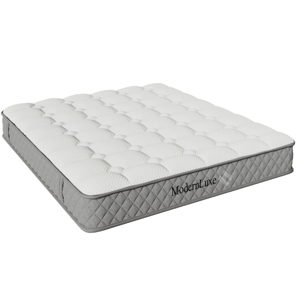 Letto matrimoniale 140x200 cm in lino beige con testiera USB e Type-C; 4 cassetti; materasso incluso