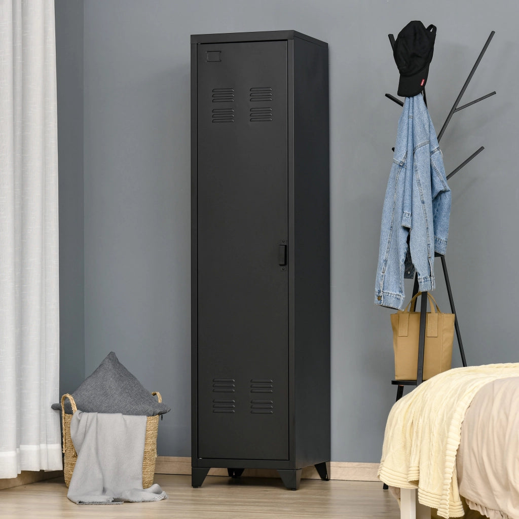 Armadio in metallo con ante ¨C zephmum ¨C 43x50x180 cm