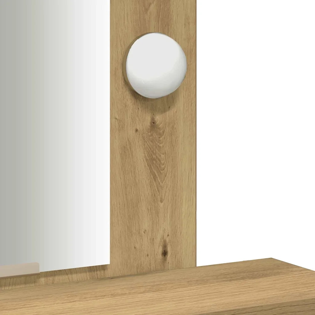Toeletta | Tavolo da Trucco Marrone 50 x 41 x 140 cm Legno multistrato
