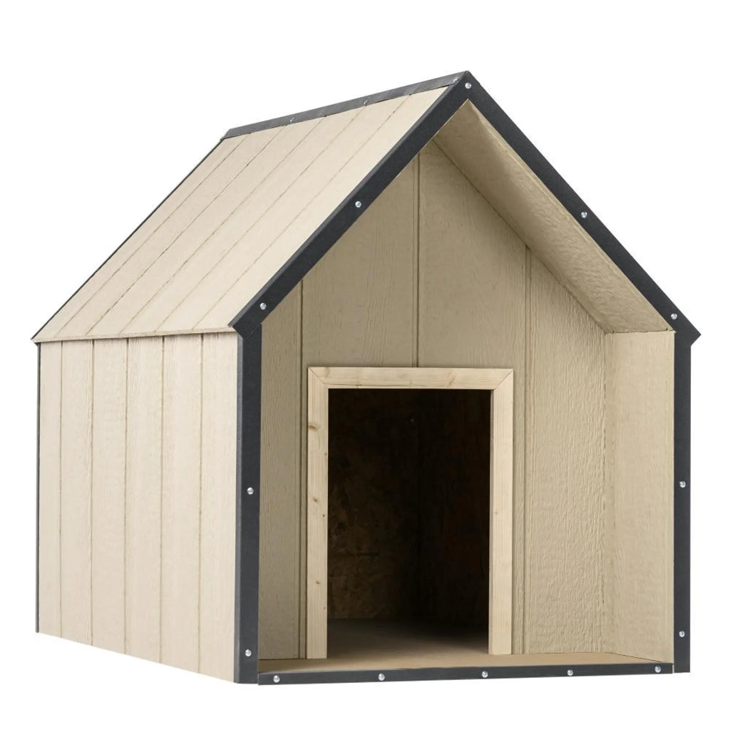 Cuccia per cani in legno LP SmartSide - 80 x 118 x H94 cm, Taglia L – TIMBELA M972-1